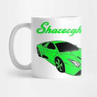 sharerghini, sharerghini merch,sharerghini Green rainbow Mug